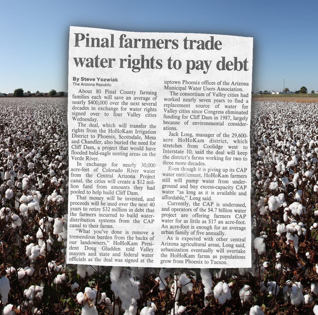 Cliff Dam Replacement Water